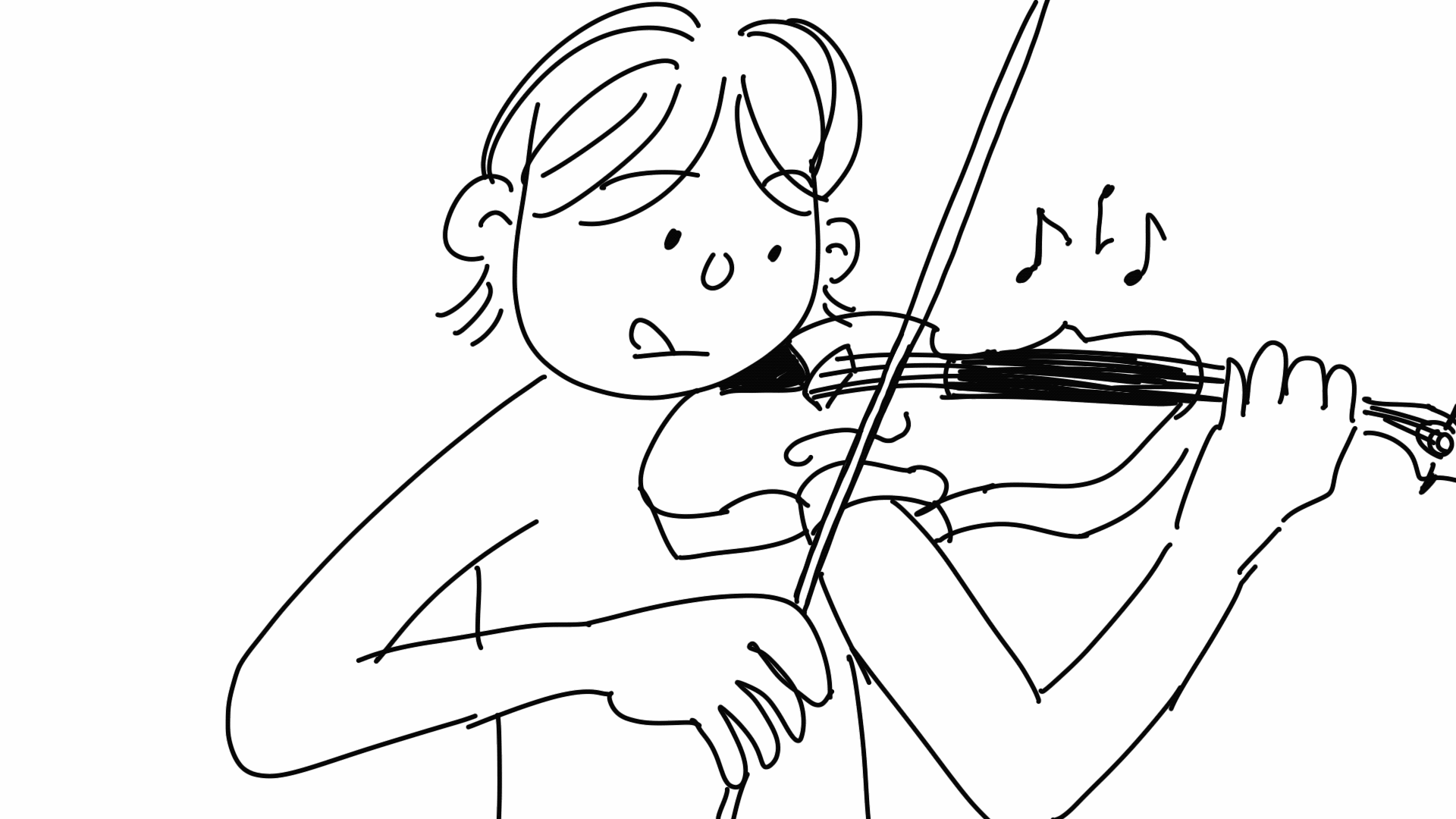 me playing the violin... very accurate